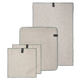 Ladelle 4 Piece Mega Waffle Kitchen Towel, Mat &amp; Dish Cloth Set
