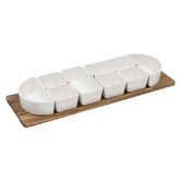 Ladelle 9 Piece Modular Alto Serve &amp; Share Server Set
