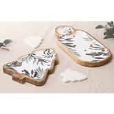 Ladelle Garland Mango Wood Chip &amp; Dip Platter