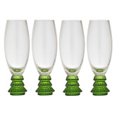 Ladelle Garland Xmas Tree 220ml Champagne Glasses