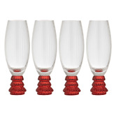 Ladelle Garland Xmas Tree 220ml Champagne Glasses