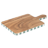 Ladelle Panama Stripe Acacia Wood Serving Board