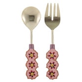 Ladelle 2 Piece Capri Flower Salad Server Set