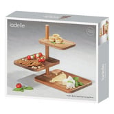 Ladelle Gather 3-Tier Acacia Wood Serving Tower