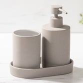 Ladelle 3 Piece Essentials Bathroom Accessories Set