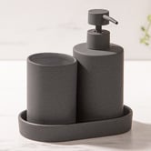 Ladelle 3 Piece Essentials Bathroom Accessories Set
