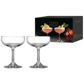 Tempa Quinn 220ml Crystal Cocktail Glasses