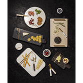 Tempa 2 Piece Black Emerson Cheese Board &amp; Knife Set