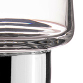 Tempa Silver Aurora Crystal Highball Tumblers
