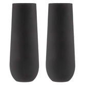 Tempa Matte Black Aurora Stemless Champagne Glasses