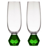 Tempa Emerald Zhara 180ml Champagne Glasses