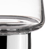Tempa Silver Aurora 200ml Glass Tumblers
