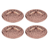 Tempa Copper Spencer Hammered Coasters