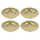 Tempa Gold Spencer Hammered Coasters