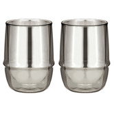 Tempa Charcoal Costa 300ml Glass Tumblers
