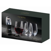 Tempa 6 Piece Quinn 530ml Wine Glass, Corkscrew &amp; Aerator Set