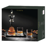 Tempa Preston Chess 700ml Decanter &amp; 245ml Whisky Glass Set