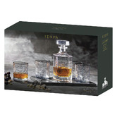 Tempa 6 Piece Atlas 750ml Whisky Decanter &amp; Glass Set