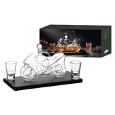 Tempa Preston Motorcycle 650ml Whisky Decanter &amp; Glass Set