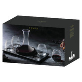 Tempa 6 Piece Harvey 1.6L Decanter &amp; 450ml Wine Glass Set