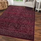 Halo Rugs Burgundy Marguerite Oriental Rug