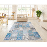 Halo Rugs Light Blue Gabriela Salamanca Rug