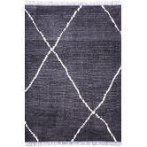 Halo Rugs Dark Grey Castellan Power-Loomed Rug