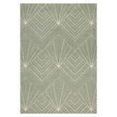 Halo Rugs Green Mitra Power-Loomed Rug