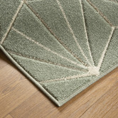 Halo Rugs Green Mitra Power-Loomed Rug