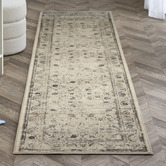 Halo Rugs Dark Beige Sophie Transitional Distressed Runner