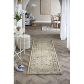 Halo Rugs Dark Beige Sophie Transitional Distressed Runner