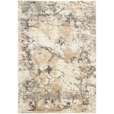 Halo Rugs Beige Akeela Distressed-Look Rug