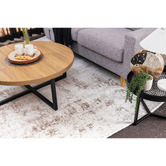 Halo Rugs Beige Akeela Distressed-Look Rug