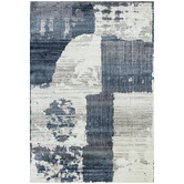 Halo Rugs Cream &amp; Navy Colbee Rug