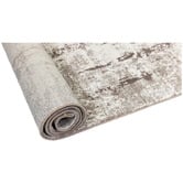Halo Rugs Cream Aithan Distressed-Look Rug