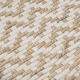 Halo Rugs Felicia Recycled Cotton &amp; Jute Pouffe