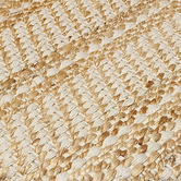 Halo Rugs Weston Recycled Cotton &amp; Jute Pouffe