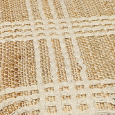 Halo Rugs Gaston Recycled Cotton &amp; Jute Pouffe