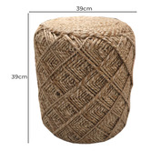 Halo Rugs Cape Jute Pouffe