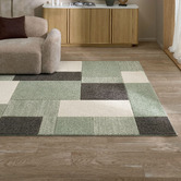 Halo Rugs Green Soraya Power-Loomed Rug