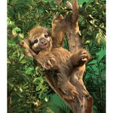 Folkmanis Kids' 3 Toed Sloth Puppet