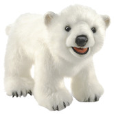 Folkmanis Kids' Polar Bear Cub Hand Puppet