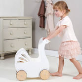 Tender Leaf Toys Tender Leaf Toys Sweet Swan Doll Pram