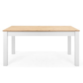 Core Living White Brenna Extendable Dining Table
