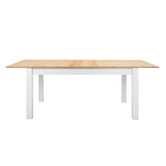 Core Living White Brenna Extendable Dining Table