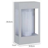 Roger Pradier&reg; Brick Aluminium Outdoor Wall Light