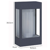 Roger Pradier&reg; Brick Aluminium Outdoor Wall Light