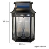 Roger Pradier&reg; Louis Philippe 2 Bulb Outdoor Wall Light
