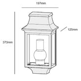 Roger Pradier&reg; Louis Philippe Aluminium Outdoor Wall Light