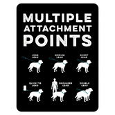 Huskimo Black Specialist Dog Multi-Lead